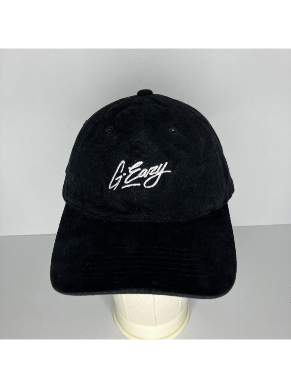 G-Eazy Signature Series Baseball Cap Hat Men's Adjustable Black White Logo